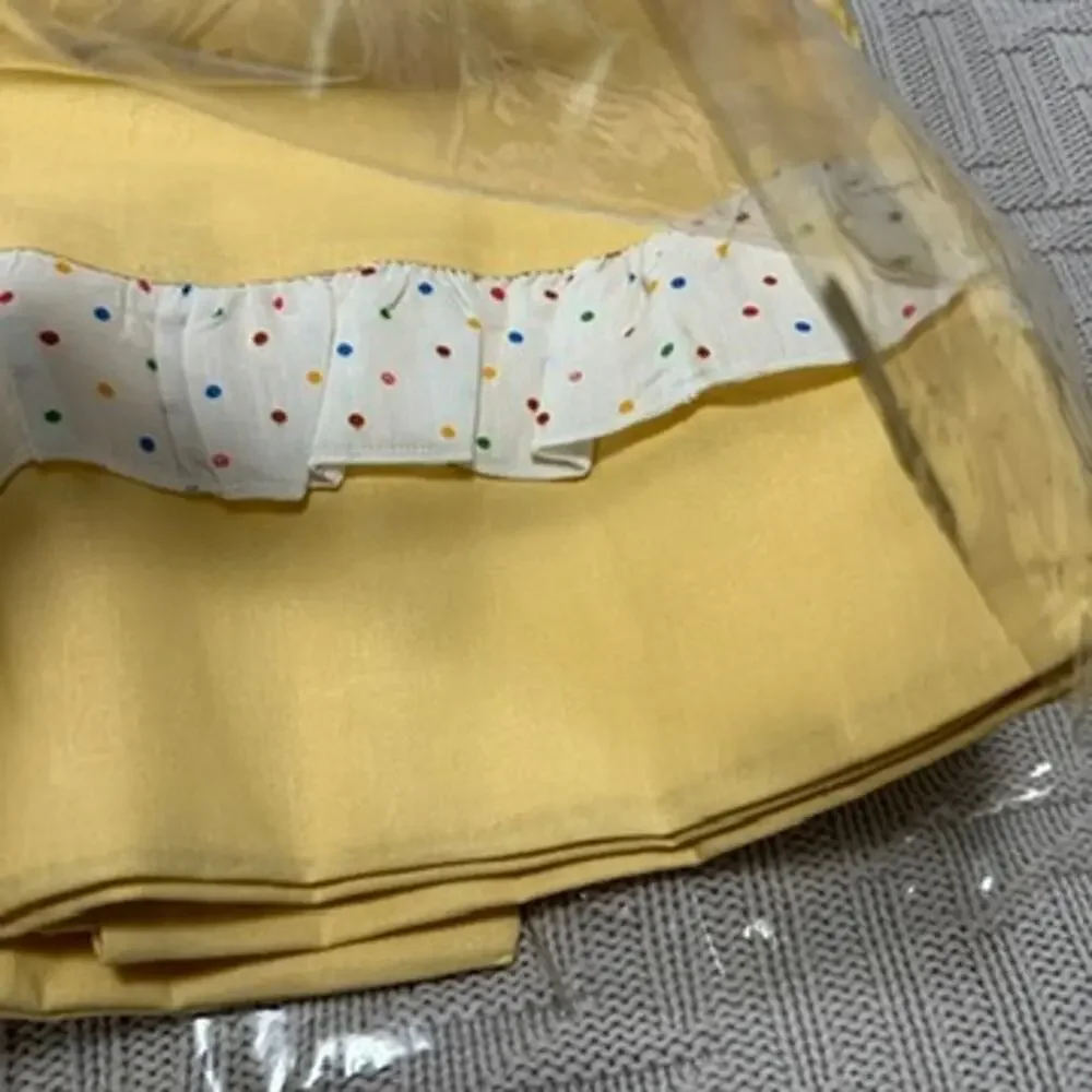 MCM Vintage 50s 60s yellow twin size duvet cover pair
